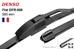 Бескаркасная щетка стеклоочистителя Denso Flat DFR-008